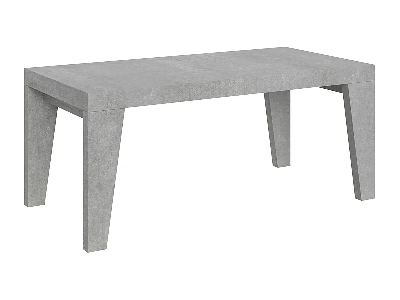 Table extensible 180/284x90 cm Naxy gris béton
