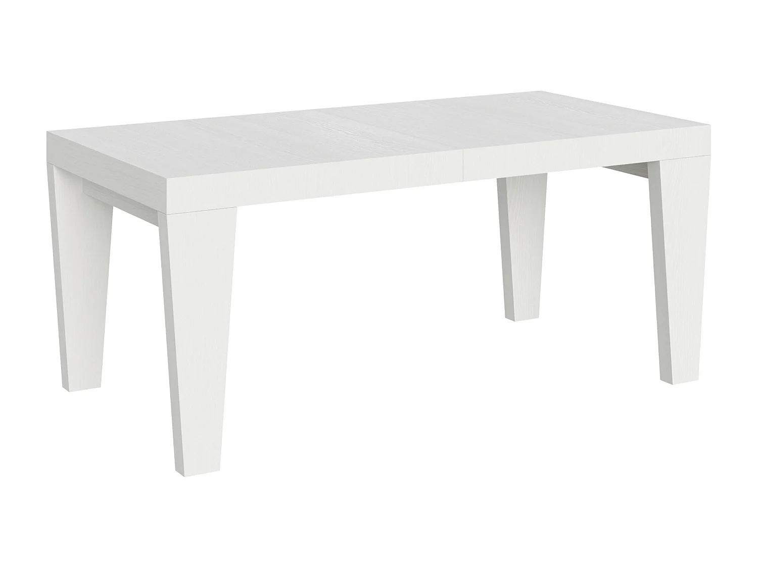 Uitschuifbare tafel 180/440x90 cm Spimbo eiken wit