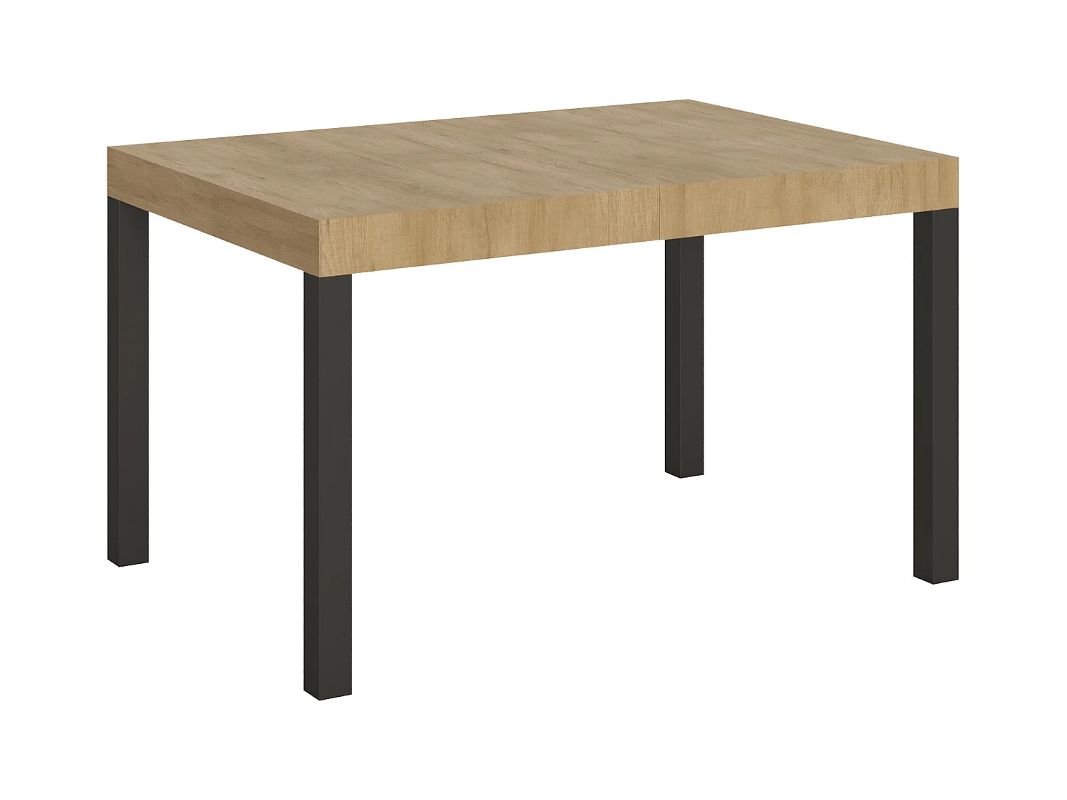 Table extensible 90x130/234 cm Everyday Chêne Nature cadre Anthracite