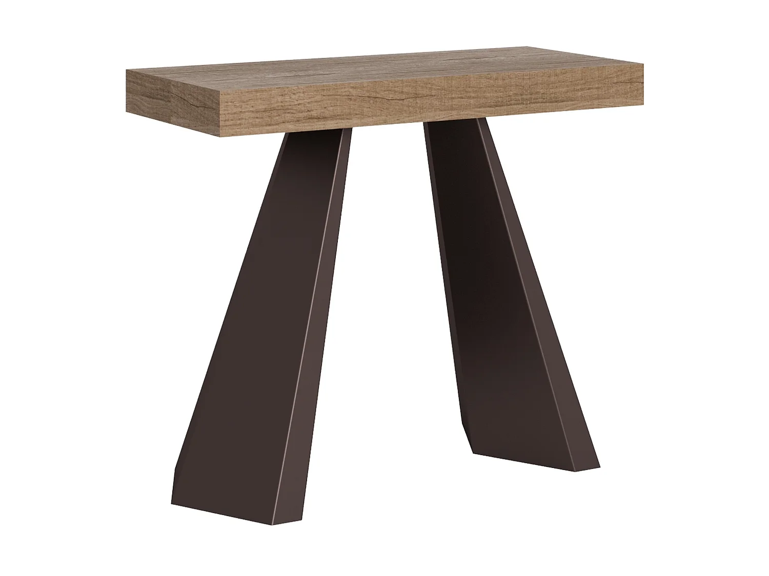 Udtrækkeligt konsolbord 90x40/300 cm Diamond Premium Oak Nature Bear stel
