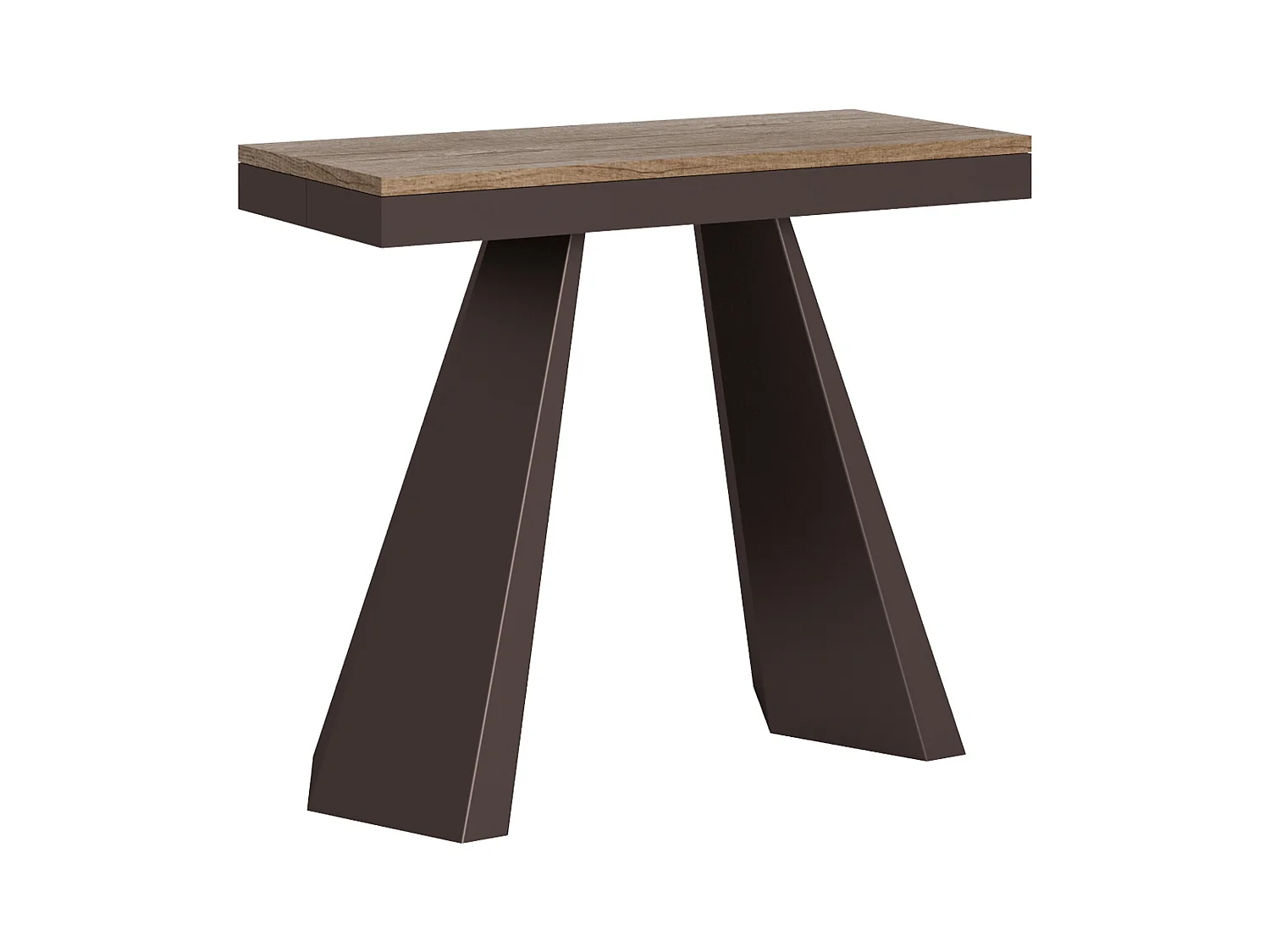 Console extensible 90x40/300 cm Diamante Evolution Chêne Nature cadre Ours