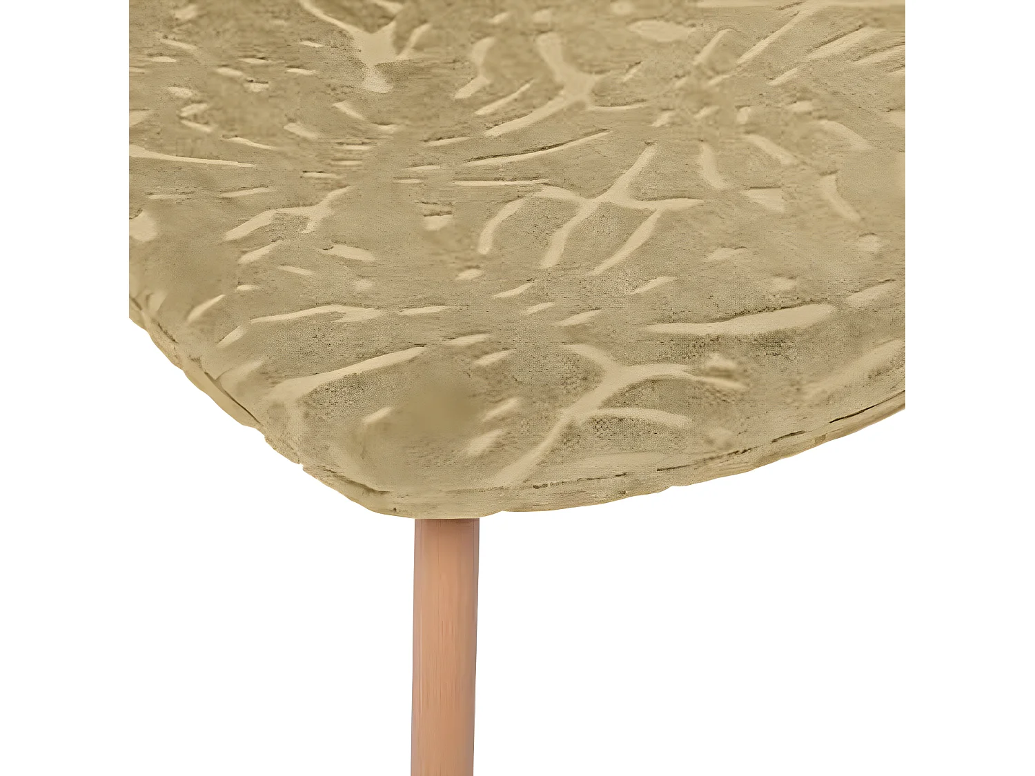 Ensemble de 4 chaises jaune 44x51x86