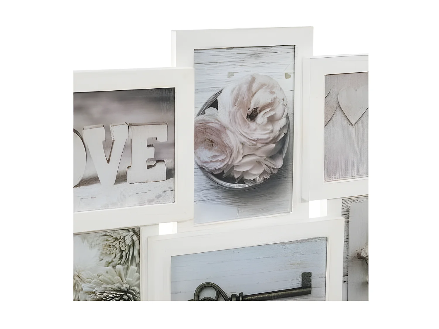 Cadre Pour 15 Photos Multicolore. 72,4x2,7x44,8cm