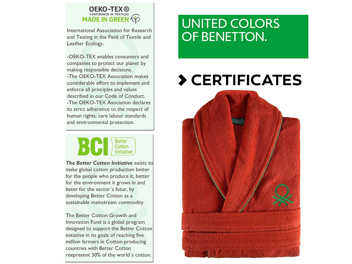 Unite Colors Of Benetton Peignoir