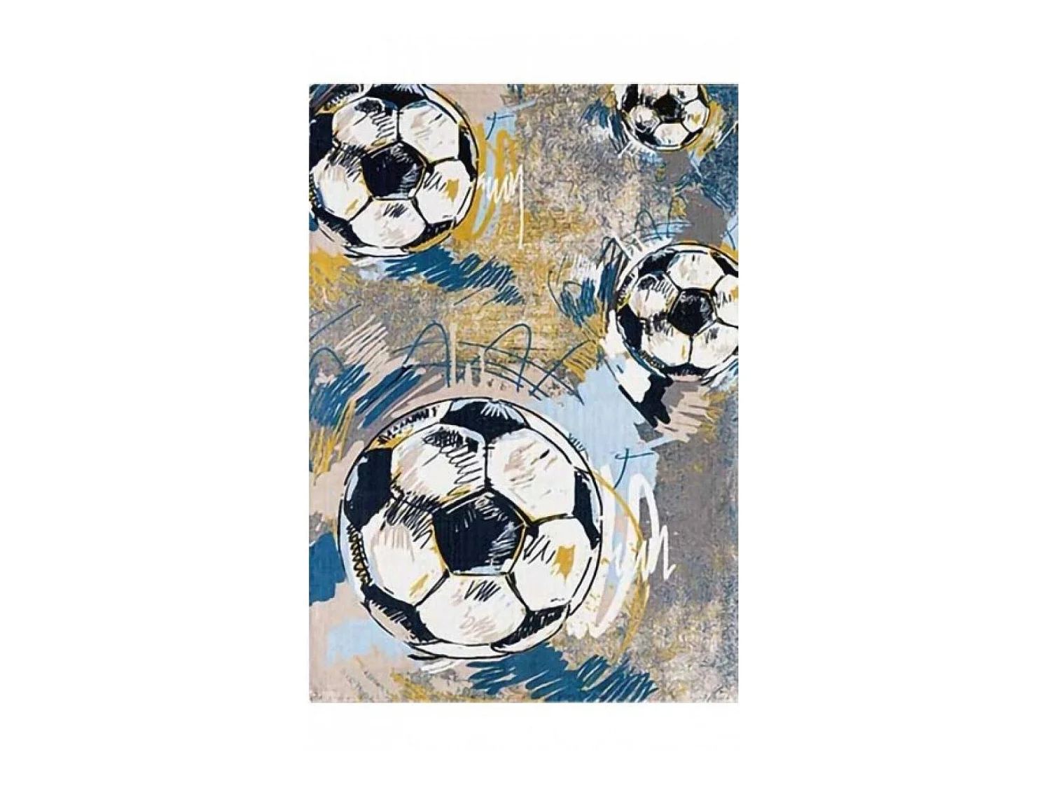 Tapis Polyester Imprimé 100 X 150 Cm