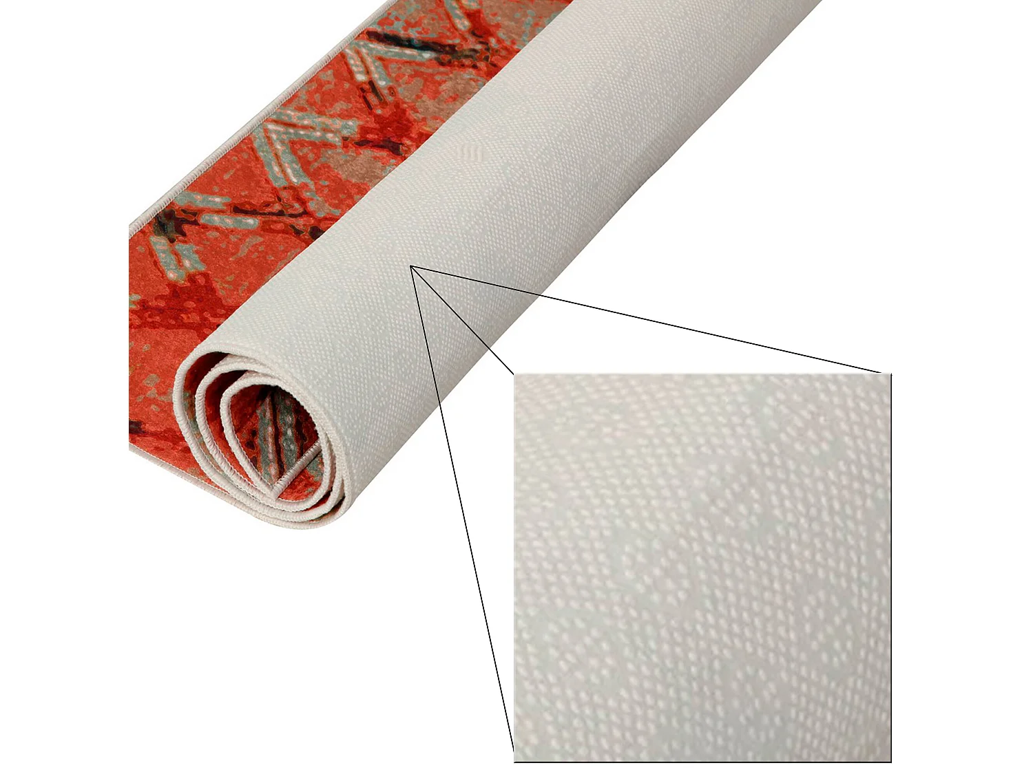 Tapis Polyester Imprimé 100 X 150 Cm