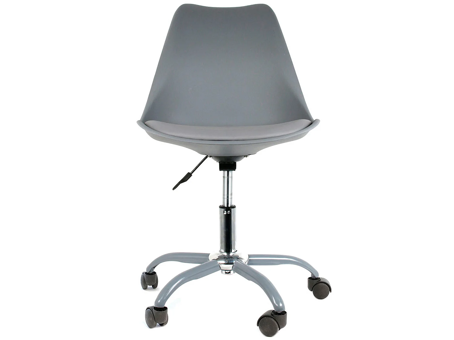 2 Chaise de bureau à roulettes, Gris