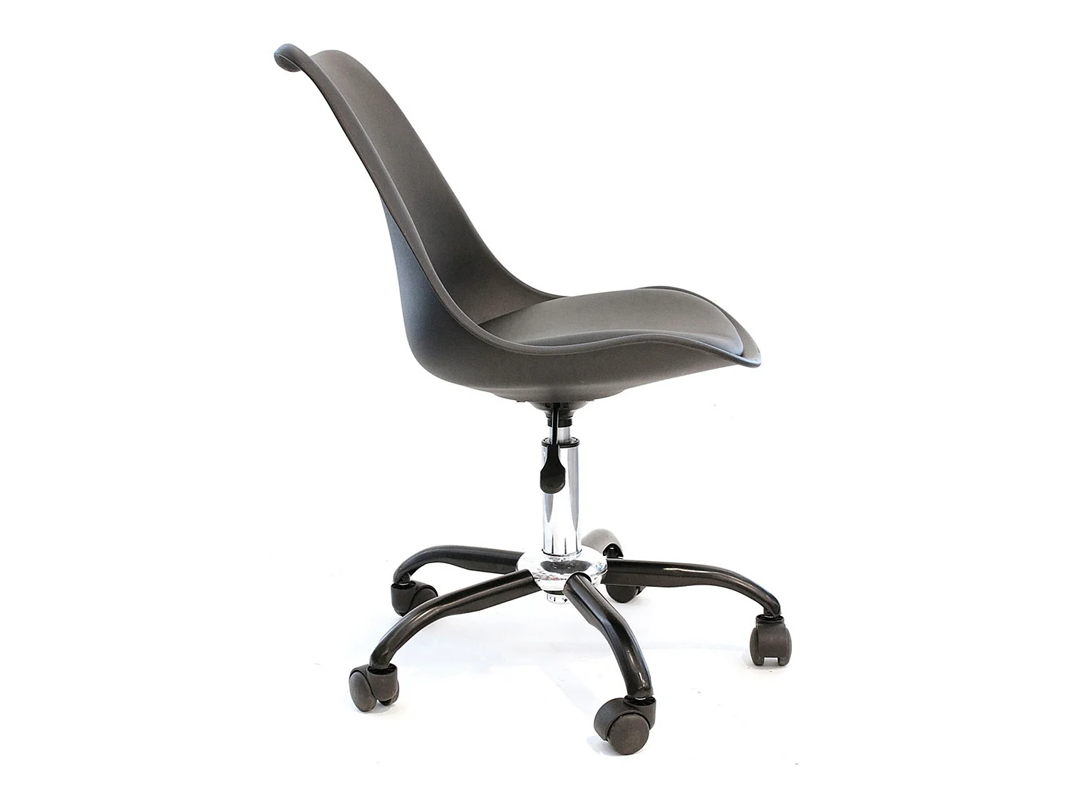 2 Chaise de bureau à roulettes, Noires