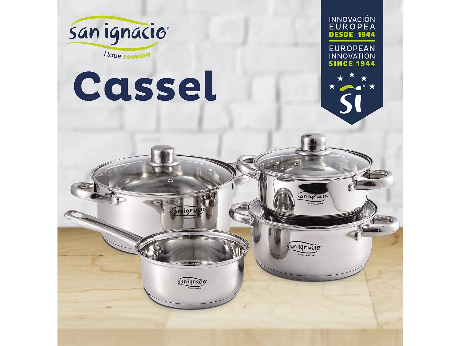 Batterie 7pc inox ind cassel sg