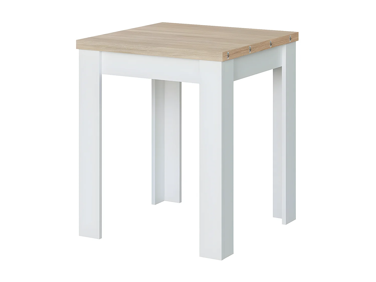 Table extensible système d'ouverture en livre - L67 cm