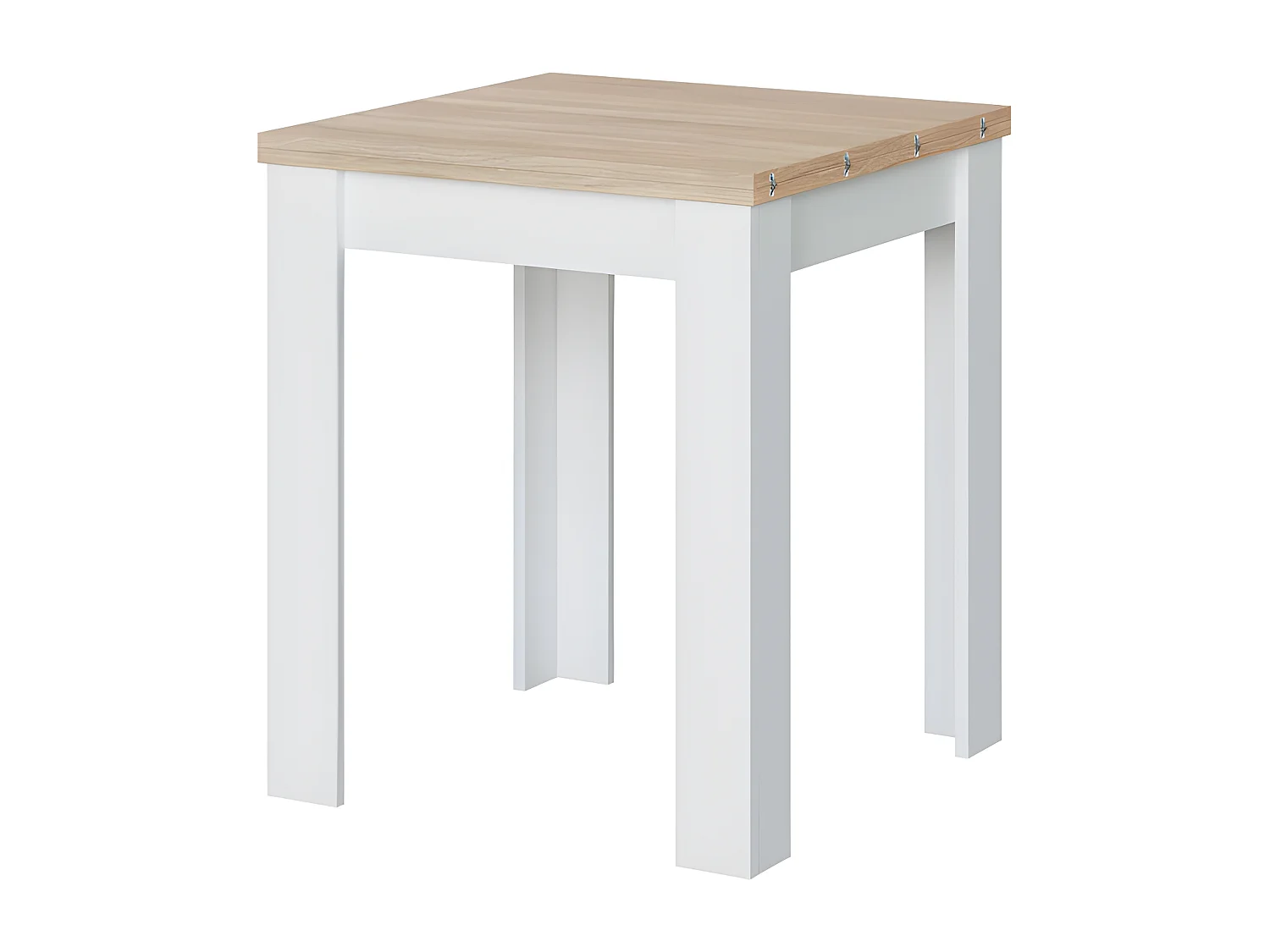 Table extensible système d'ouverture en livre - L67 cm