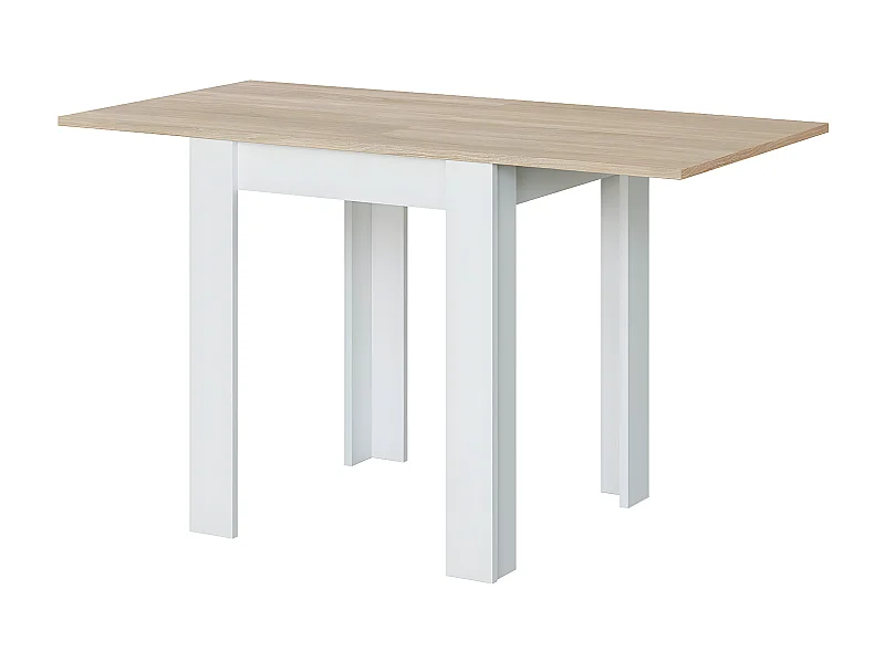 Table extensible système d'ouverture en livre - L67 cm