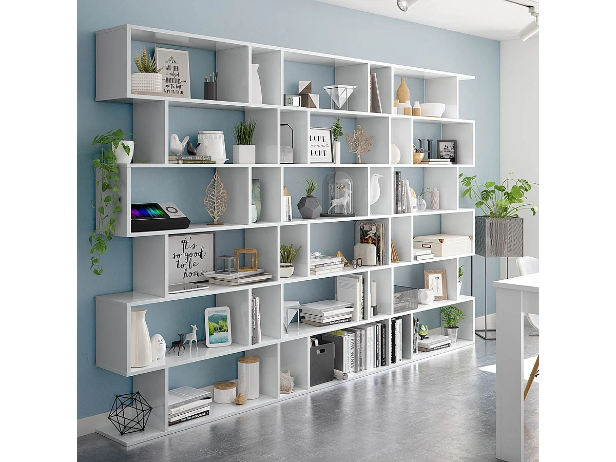 Bücherregal mit 6 Fächern - H192 cm - Athena