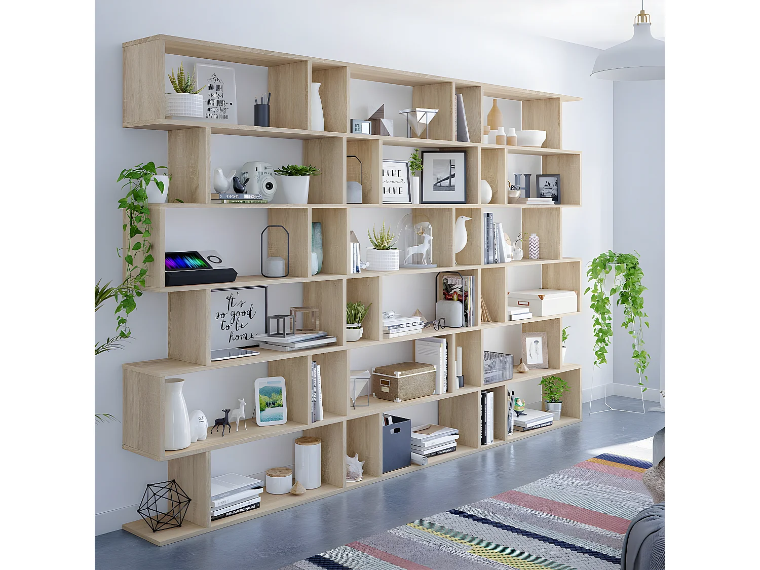 Libreria con 6 scomparti - A192 cm - Athena