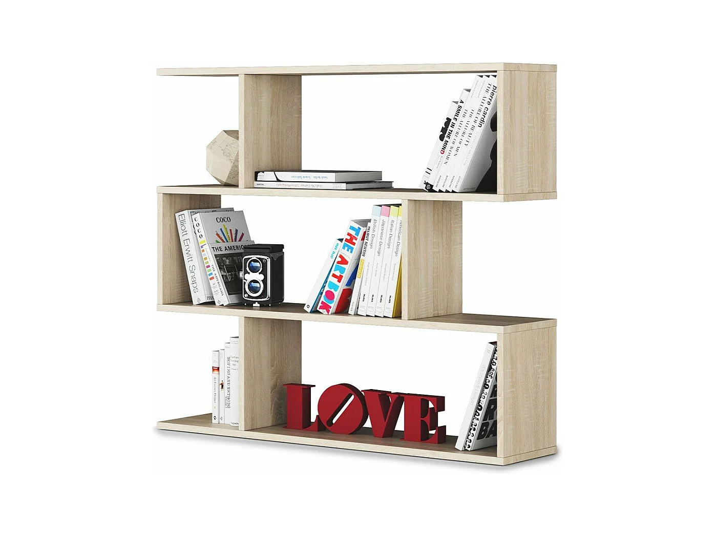 Plank met 3 compartimenten - L110 cm - Athena