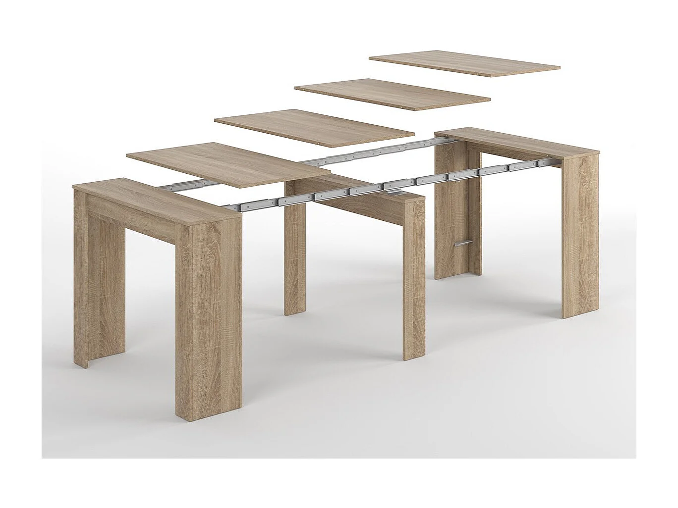 Mesa de consola extensível Kendra Roble Canadian