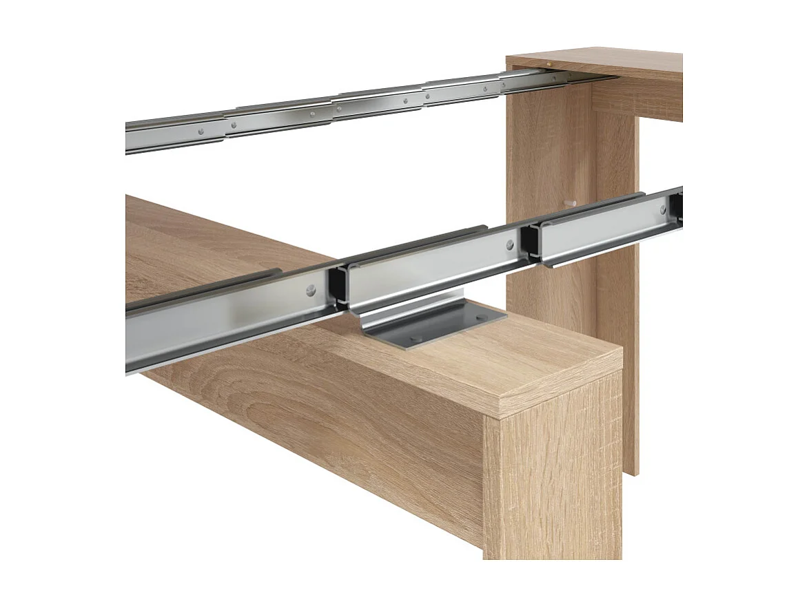 Mesa de consola extensível Kendra Roble Canadian