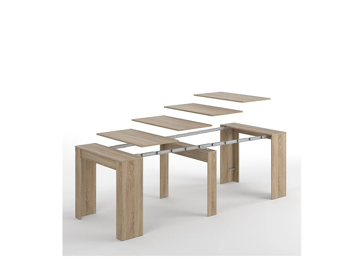 Mesa de consola extensível Kendra Roble Canadian