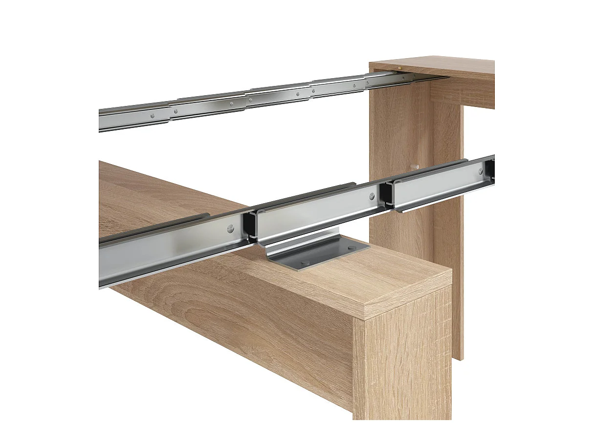 Mesa de consola extensível Kendra Roble Canadian