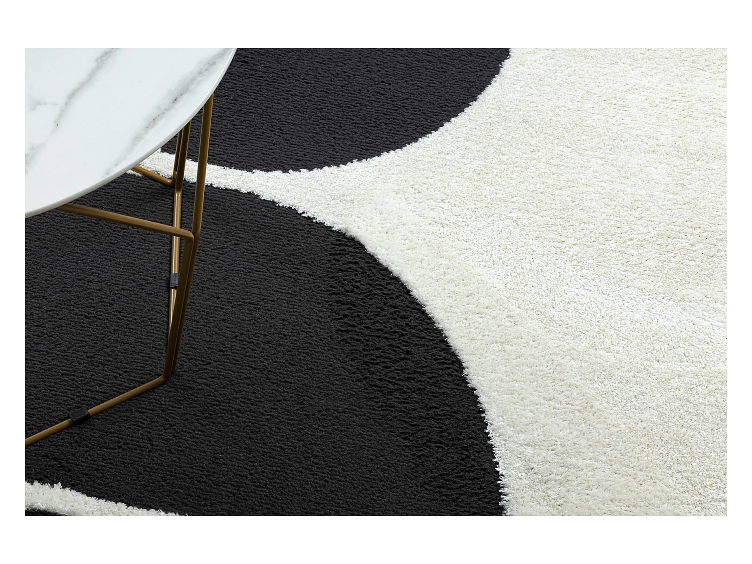 Tapijt modern MODE 8598 geometrisch creme / zwart 120x170 cm