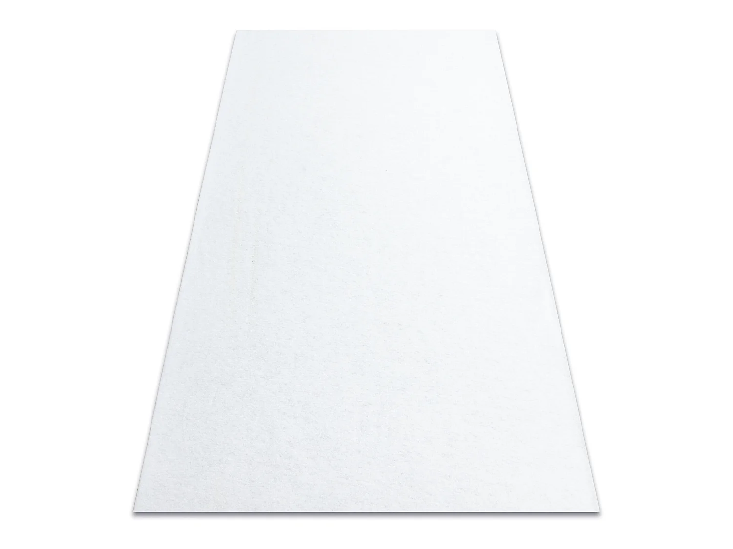 Tappeto SPESSA GOMMATA RUMBA 1950 colore unico bianco  120x300 cm