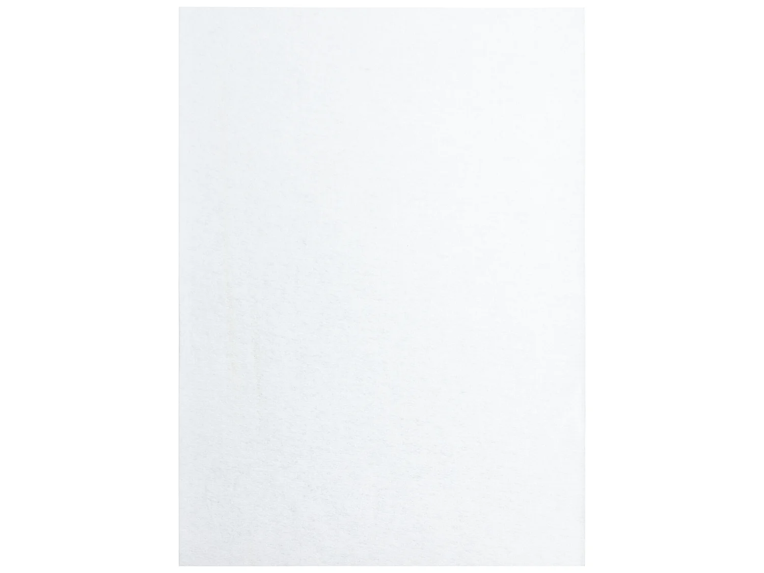 Tapis ANTIDÉRAPANT RUMBA 1950 couleur unique blanc  120x300 cm