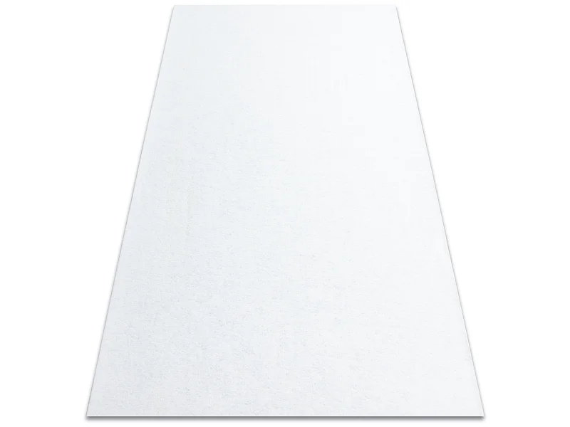 Teppich Antirutsch RUMBA 1950 einfarbig weiß  120x300 cm