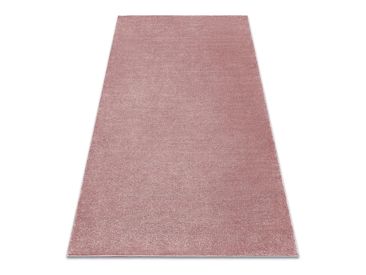 Teppich SOFTY glatt, einfarbig rosa 160x220 cm