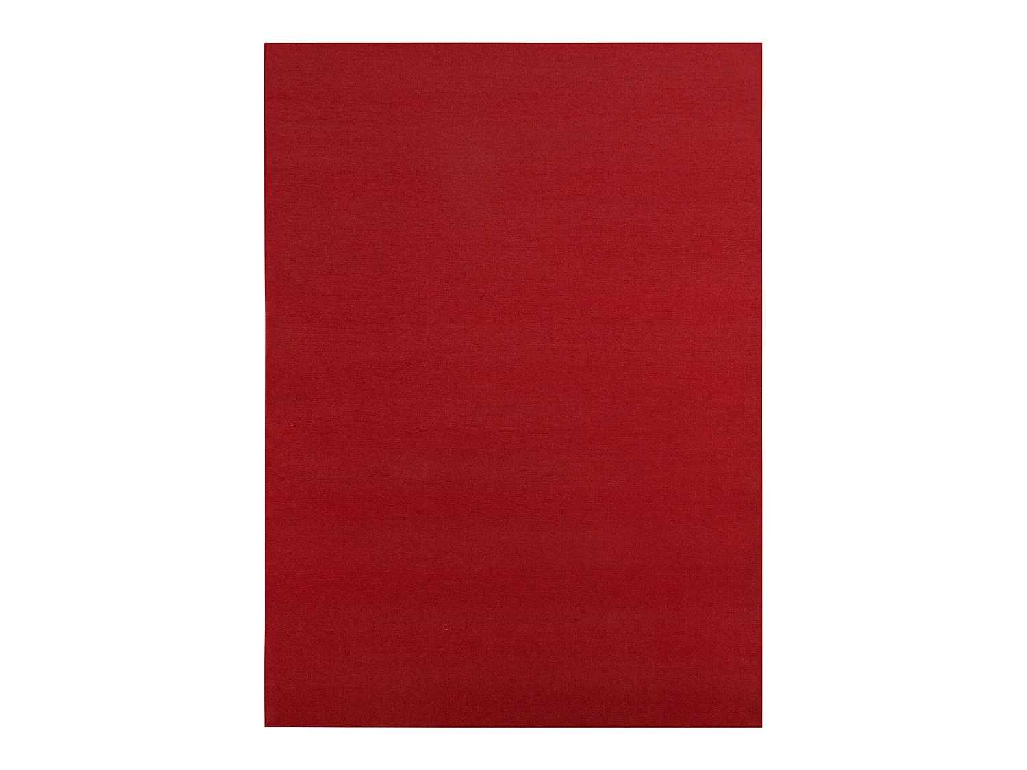 Tapis ANTIDÉRAPANT RUMBA 1974 couleur unique bordeaux, rouge 120x300 cm