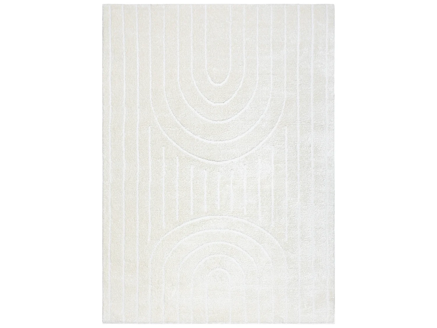 Tapis moderne MODE 8494 géométrique crème 120x170 cm