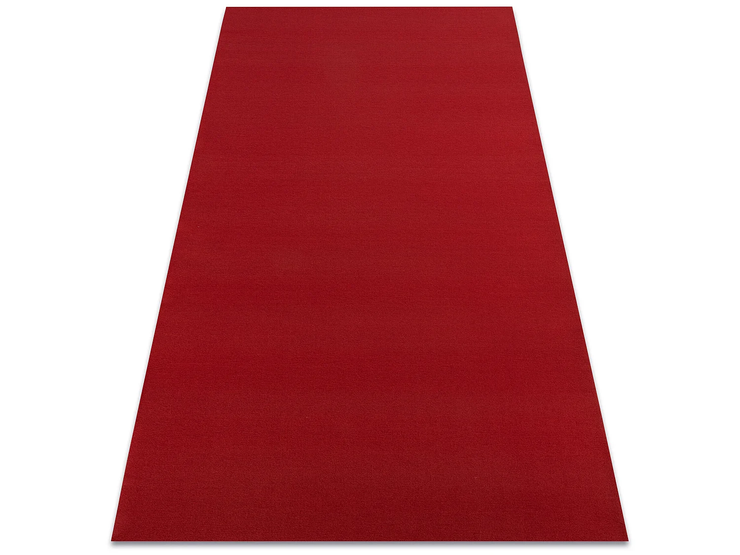Tapis ANTIDÉRAPANT RUMBA 1974 couleur unique bordeaux, rouge 100x250 cm