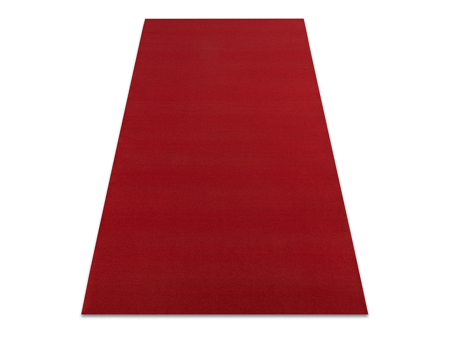 Tapis ANTIDÉRAPANT RUMBA 1974 couleur unique bordeaux, rouge 80x250 cm