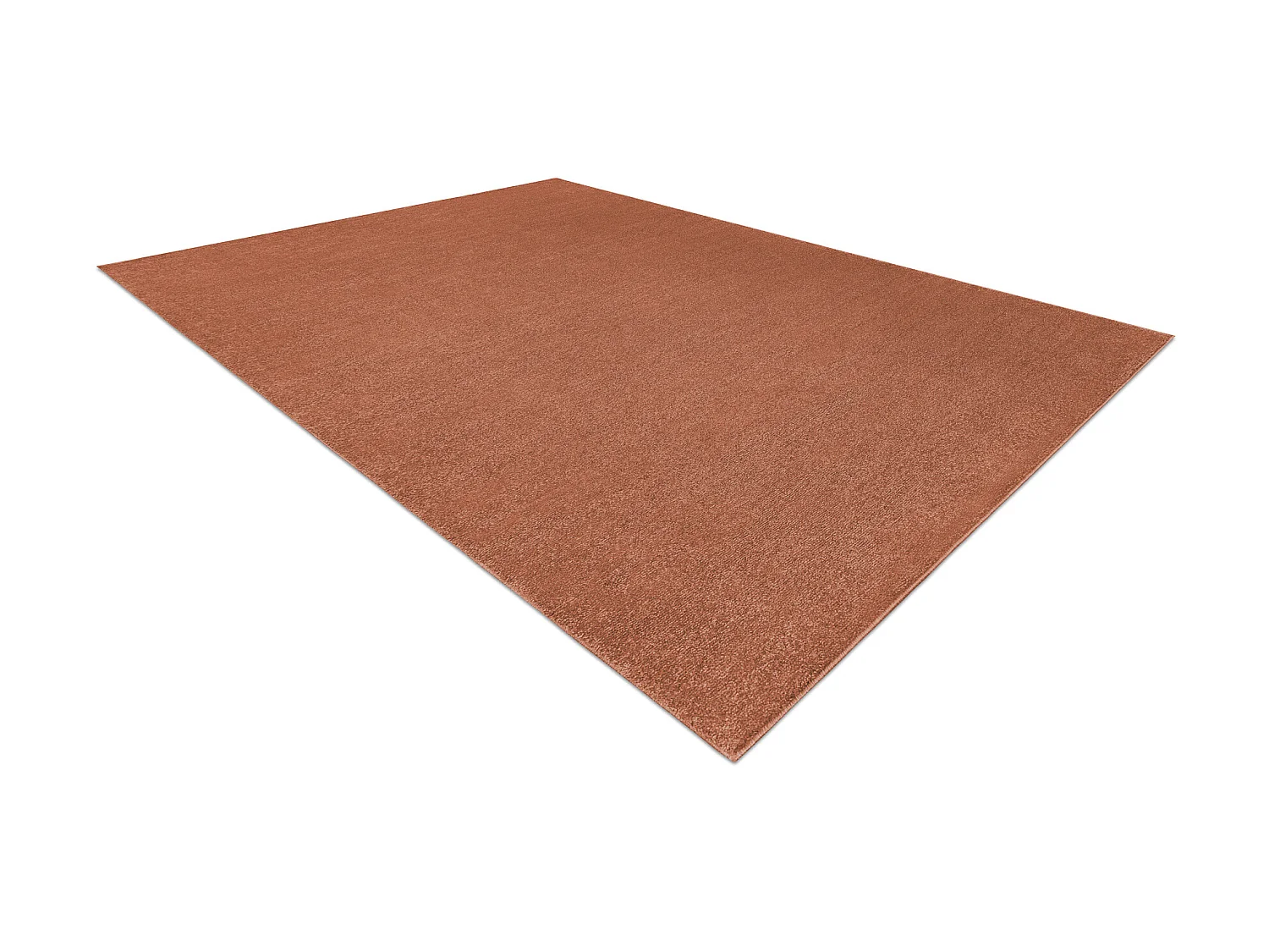Tapete SOFTY Uma cor terracota 200x290 cm