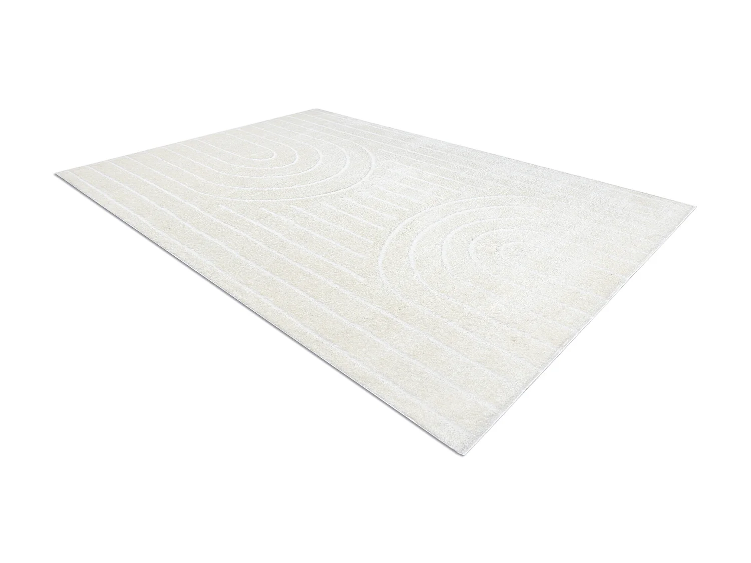 Tapis moderne MODE 8494 géométrique crème 140x190 cm
