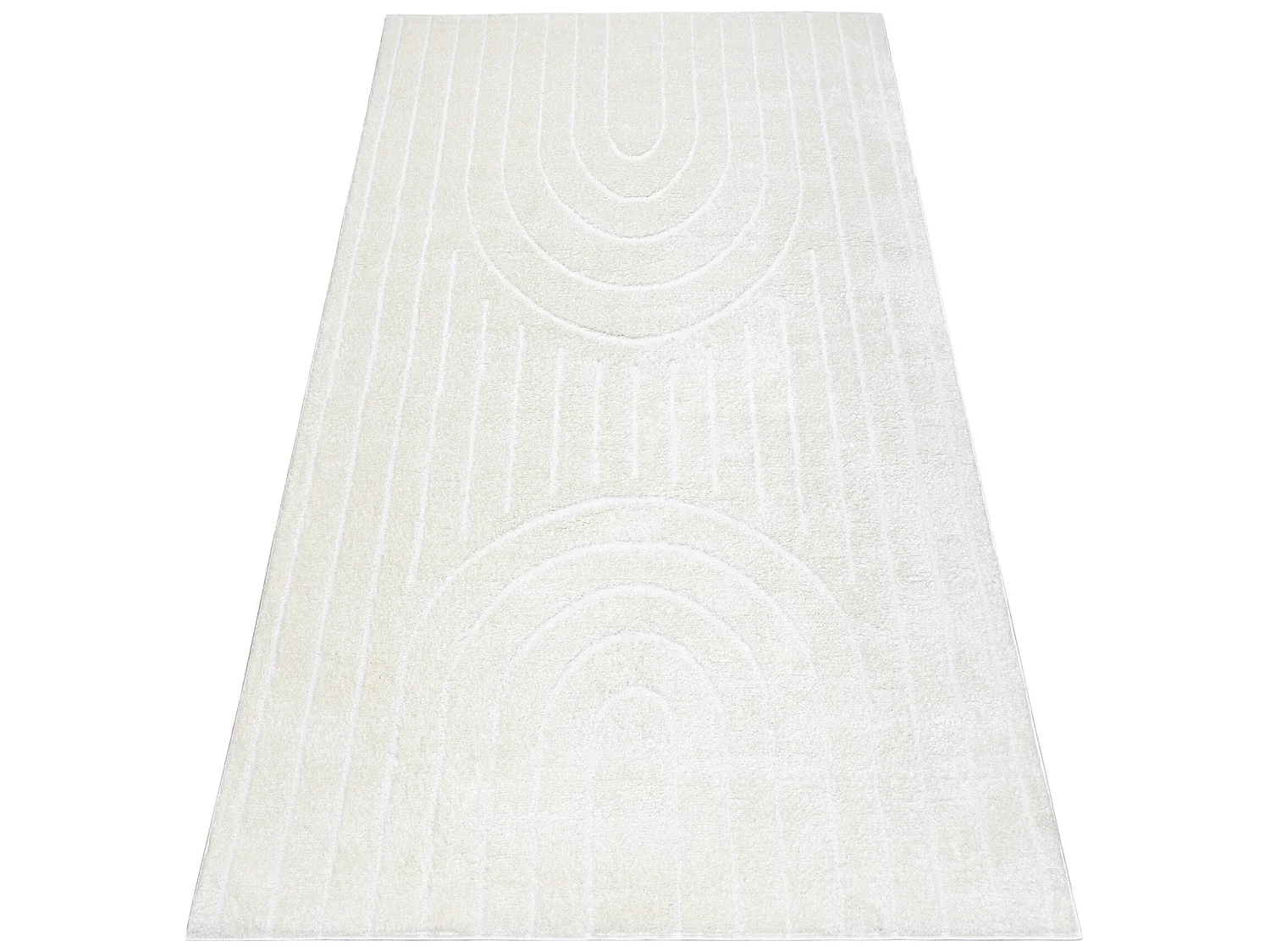 Modern Teppich MODE 8494 geometrisch creme 140x190 cm