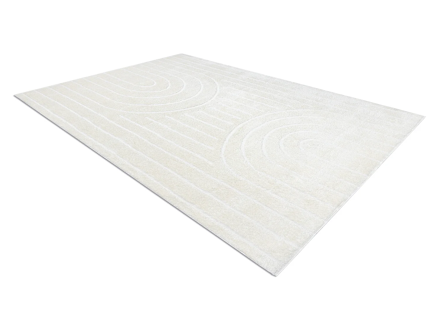 Modern Teppich MODE 8494 geometrisch creme 80x150 cm