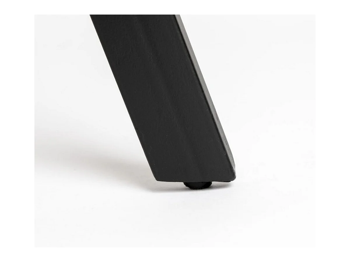 HAVANE - Table repas en bois recyclé et acier noir