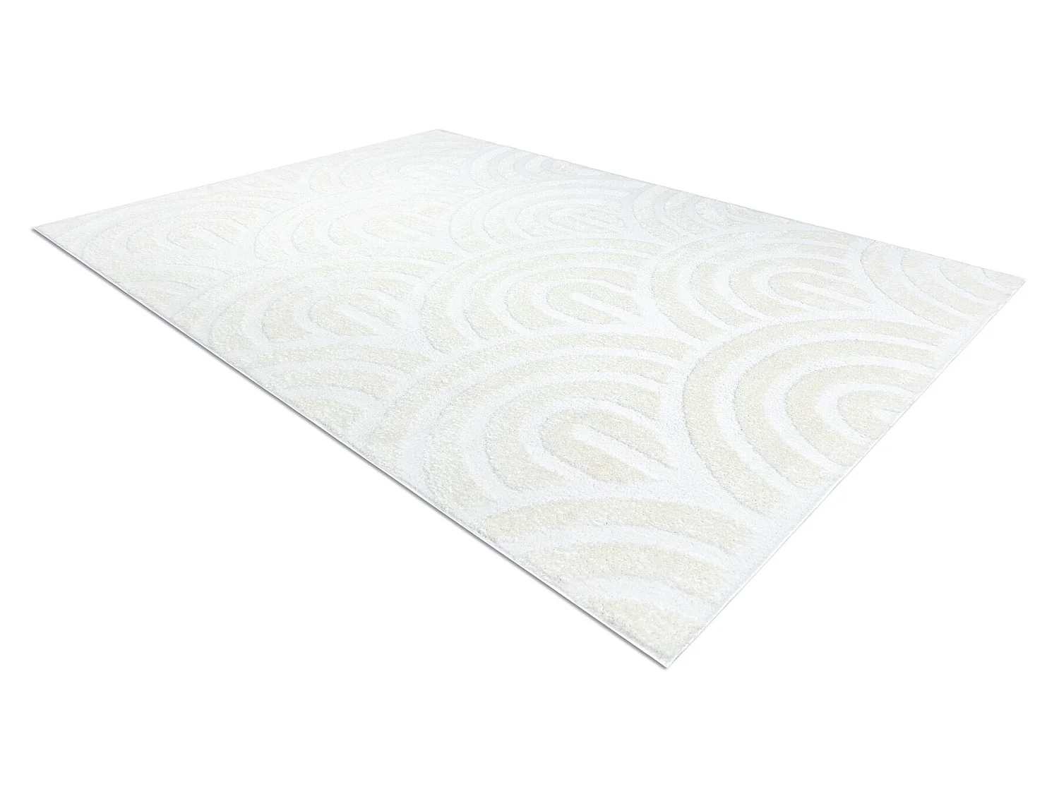 Tapijt modern MODE 8629 schelpen creme 80x150 cm