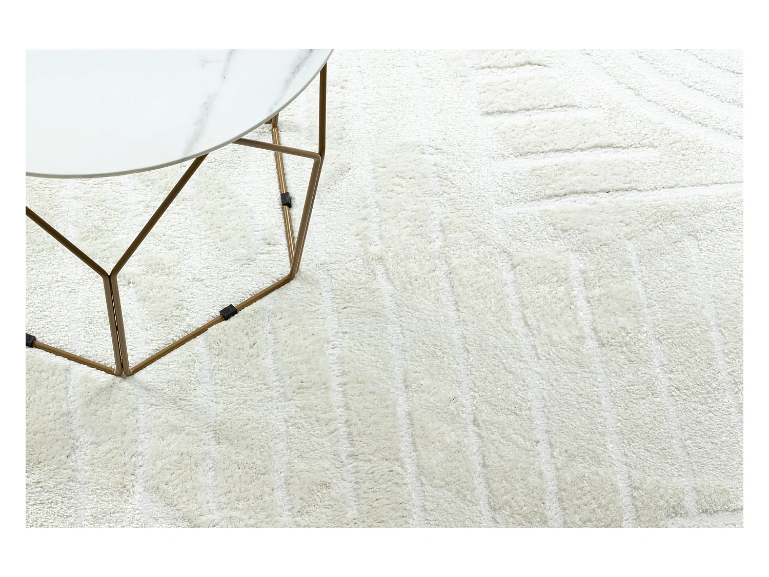 Tapete moderno MODE 8586 geométrico creme 200x290 cm