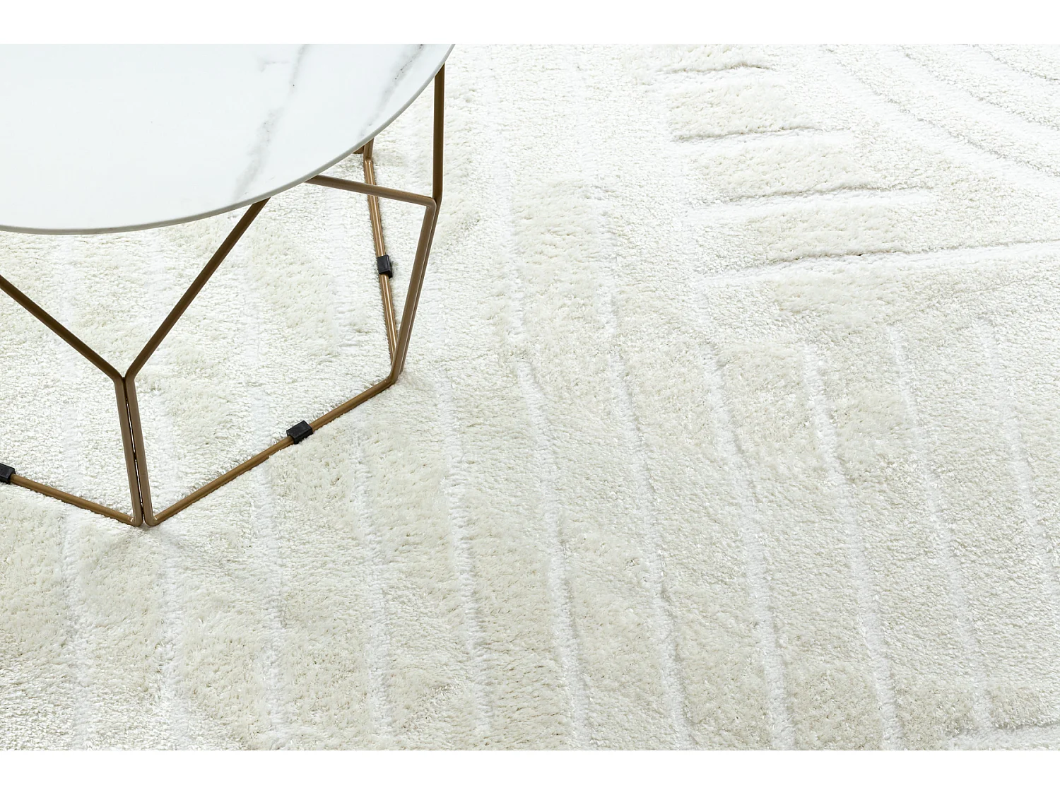 Dywan MODE 8586 geometryczny krem 200x290 cm