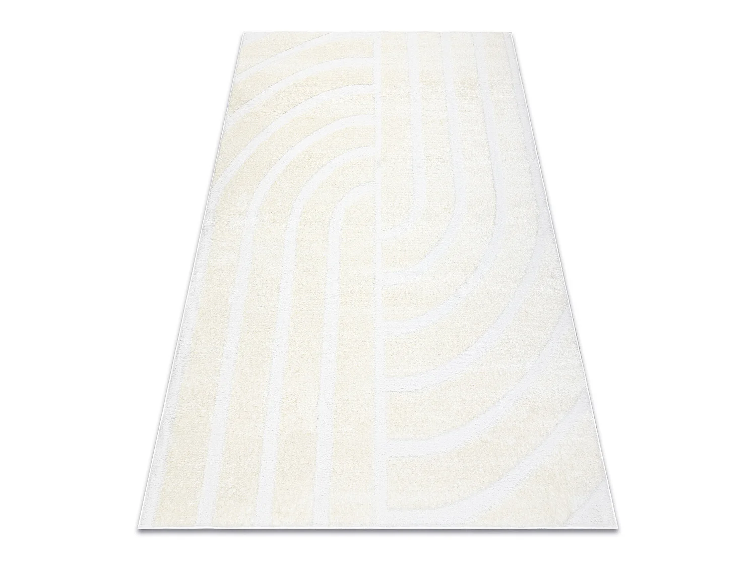 Tapis moderne MODE 8631 géométrique crème 240x330 cm