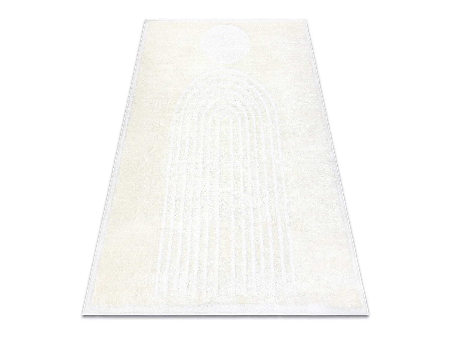Tapis moderne MODE 8597 géométrique crème 200x290 cm