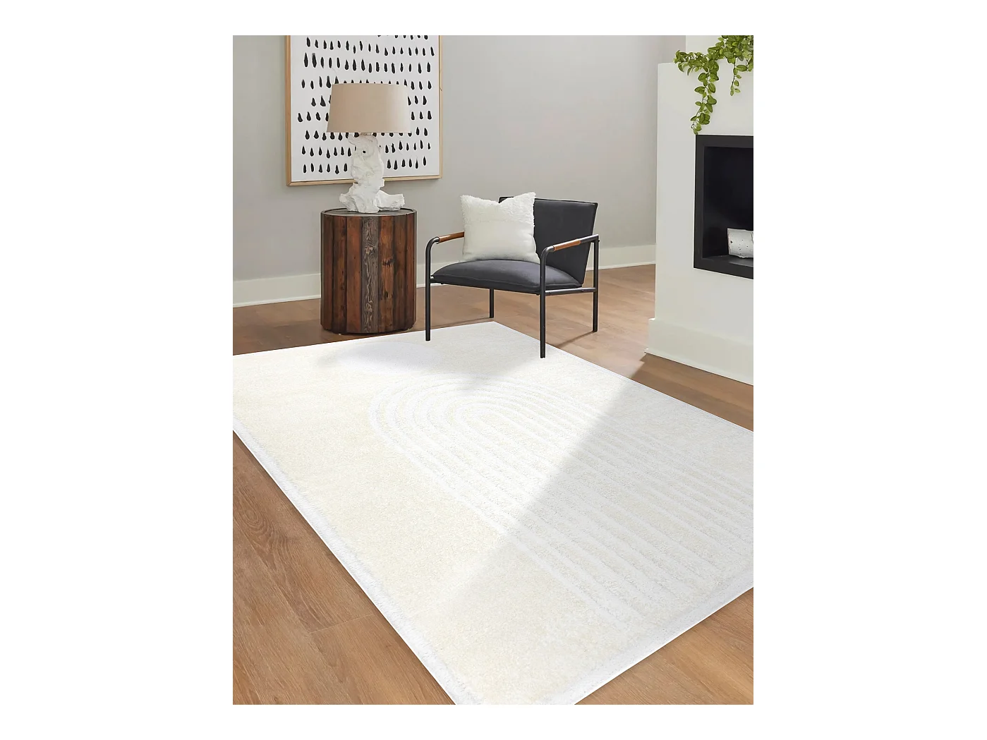 Tapijt modern MODE 8597 geometrisch creme 240x330 cm