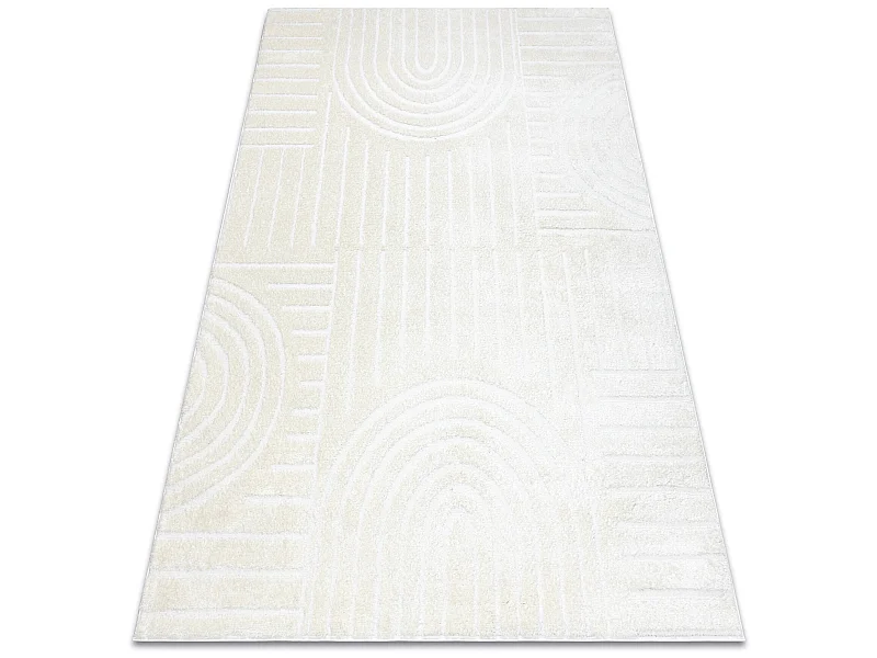 Tapijt modern MODE 8586 geometrisch creme 80x150 cm