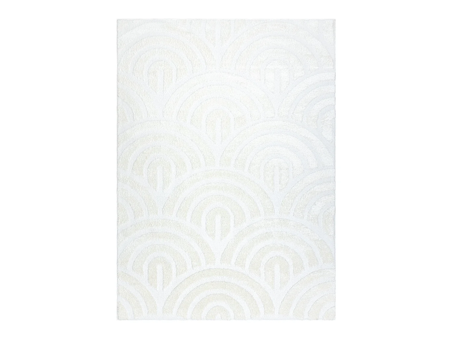 Modern Teppich MODE 8629 Muscheln creme 240x330 cm