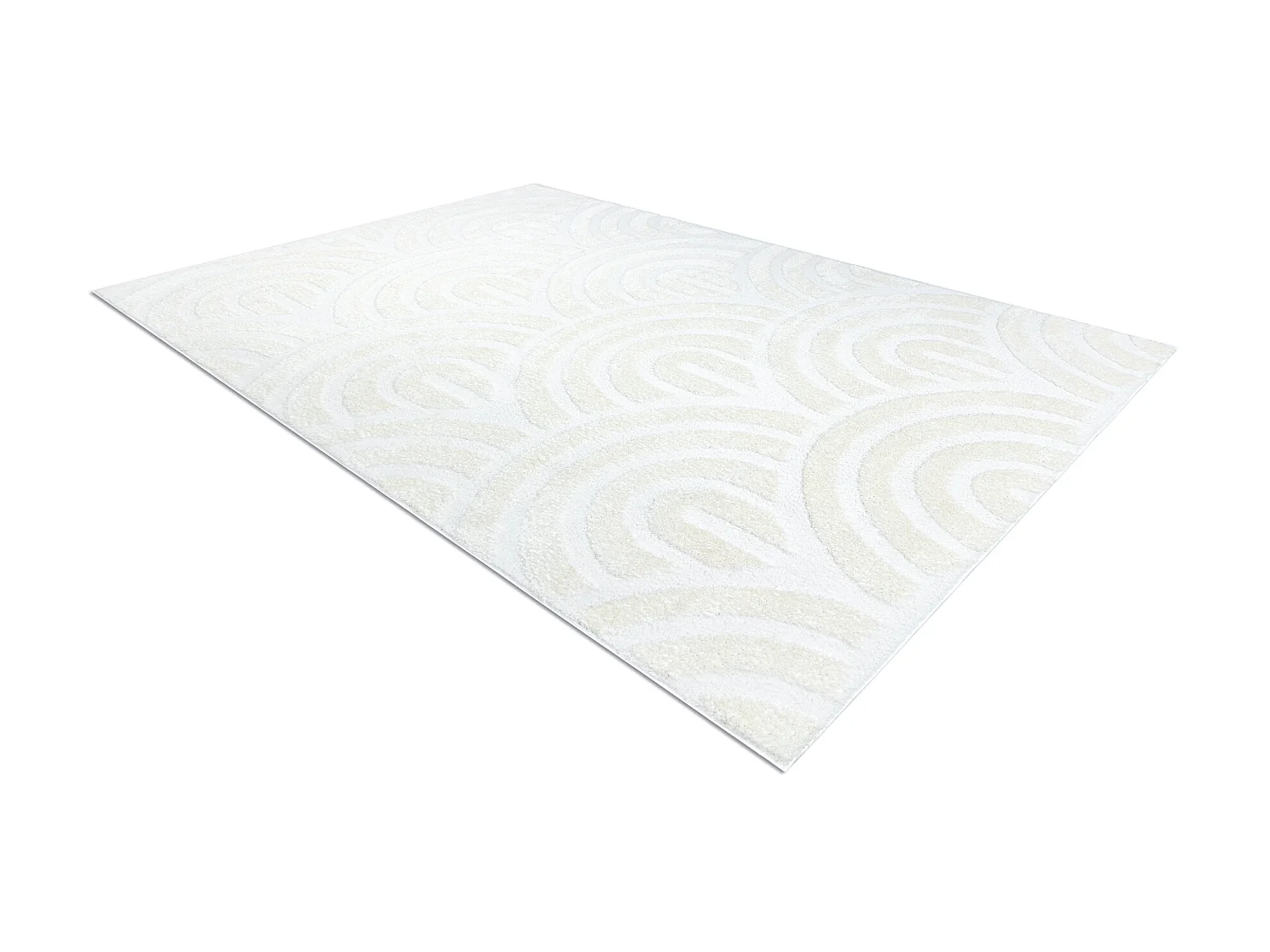Modern Teppich MODE 8629 Muscheln creme 240x330 cm