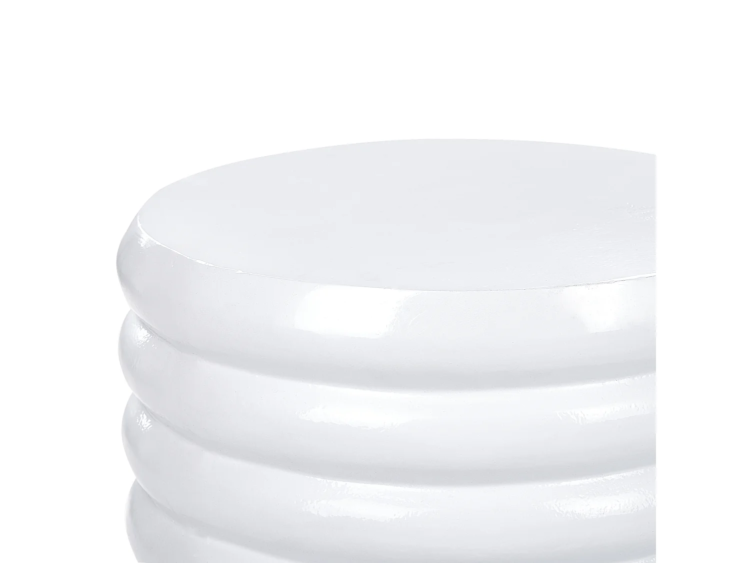 Table d'appoint KIKIWA Métal Blanc