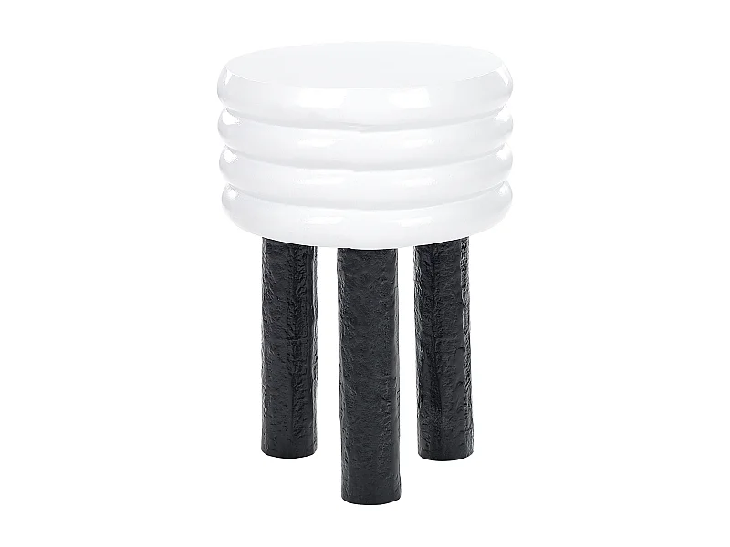 Table d\'appoint KIKIWA Métal Blanc