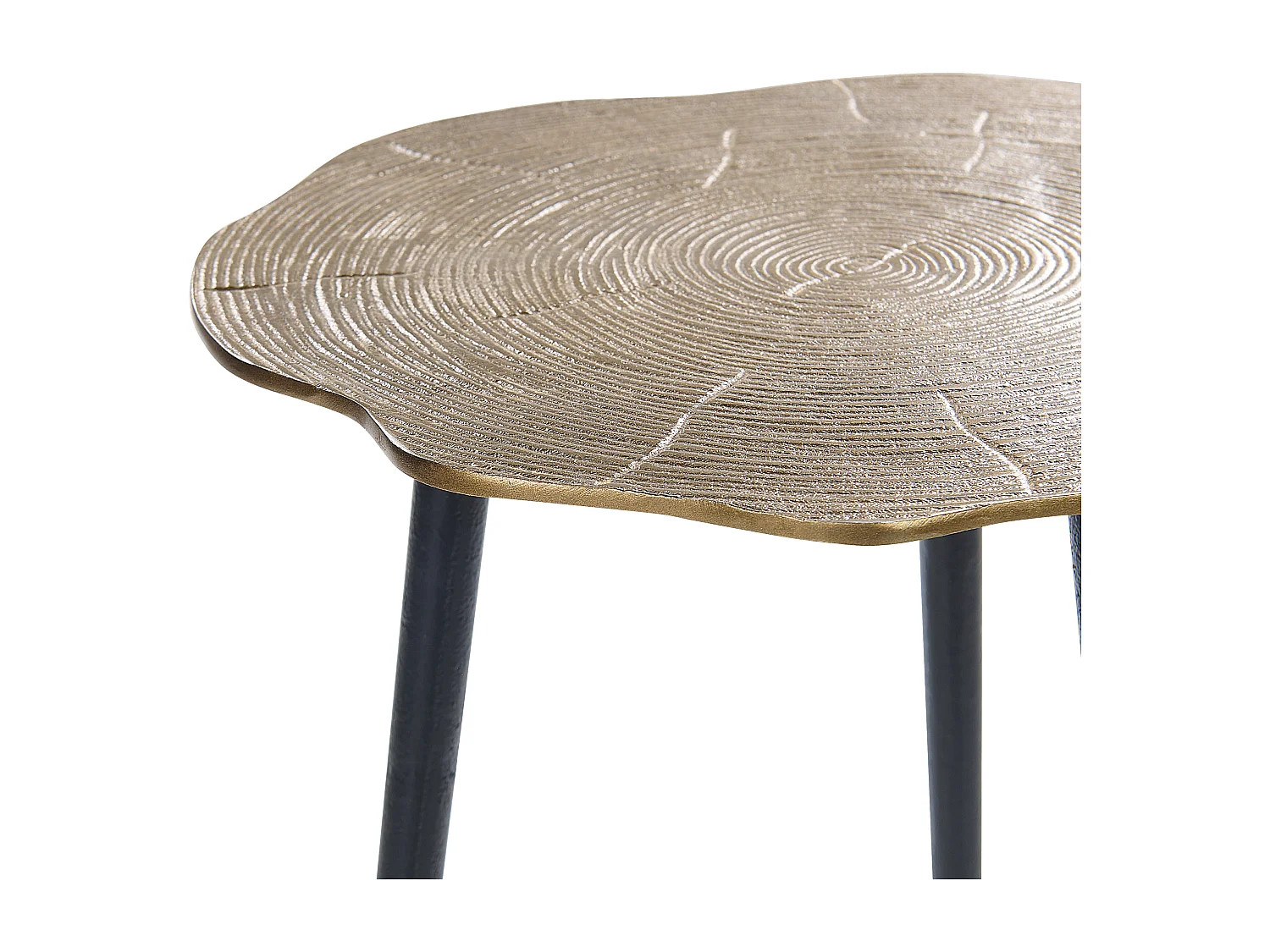 Table d\'appoint MUNNAR Métal Doré