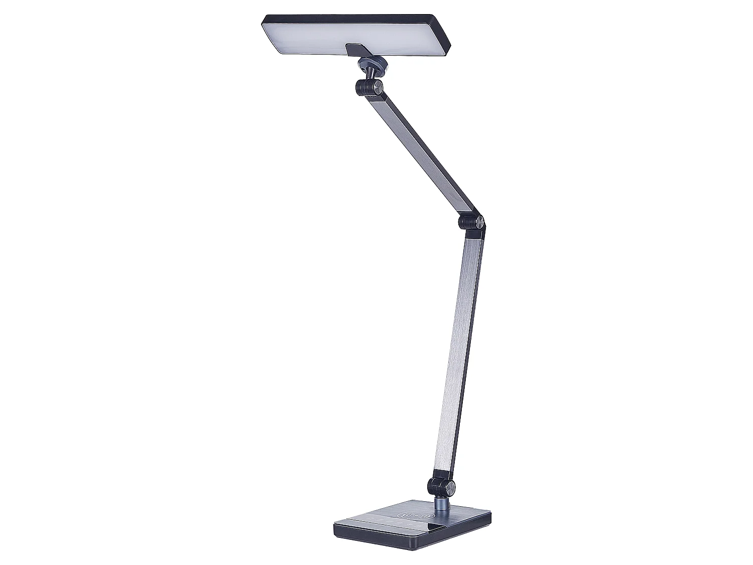 LED bureaulamp LACERTA Met draadloze oplader Metaal Zwart